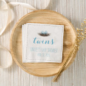 Waterverf Vogelnest | Twis Baby Boys Douche Servet