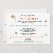 Waterverf vogels die de Kaart van de PostShower le (Achterkant)