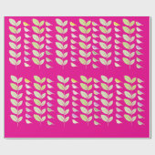 Waterverf vogels en bladeren cadeaupapier (Vlak)