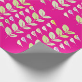 Waterverf vogels en bladeren cadeaupapier (Hoek)