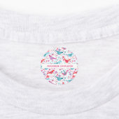 Waterverf vogels en bloemen Etiketten op aangepast Labels (Aangebracht)