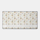 Waterverf Vogels & Vogelhuis Patroon Aangepaste te Bureaumat (Voorkant)