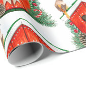 Waterverf vogelstand cadeaupapier (Rol Hoek)