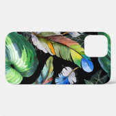 Waterverf vogelveerpatroon van vleugels. Aquarel Case-Mate iPhone Case (Achterkant (horizontaal))