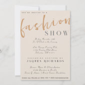 Waterverf Vogue Couture Mode Show Kaart (Achterkant)