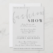 Waterverf Vogue Couture Mode Show Kaart (Achterkant)