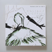 Waterverf Vogue Mode Vakantie Cocktail Party Kaart