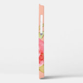 Waterverf volken en Rozen iPhone / iPad case (Achterkant / Links)