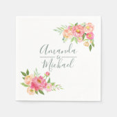 Waterverf volkerenvolken servetten (Voorkant)