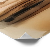 Waterverf Volpino Italiano Hondenkookpasta Poster (Hoek)