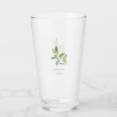 Waterverf voor aangepaste namen van iage Sage Wedd Glas (Achterkant)