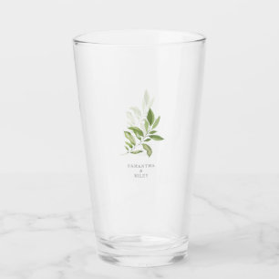 Waterverf voor aangepaste namen van iage Sage Wedd Glas