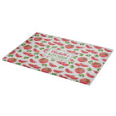 Waterverf voor aangepaste tomaten, keuken snijplank (Hoek)