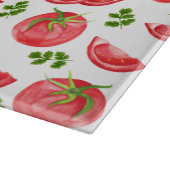 Waterverf voor aangepaste tomaten, keuken snijplank (Hoek)