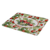 Waterverf voor aardbeien in Cute Strawberries Snijplank (Hoek)