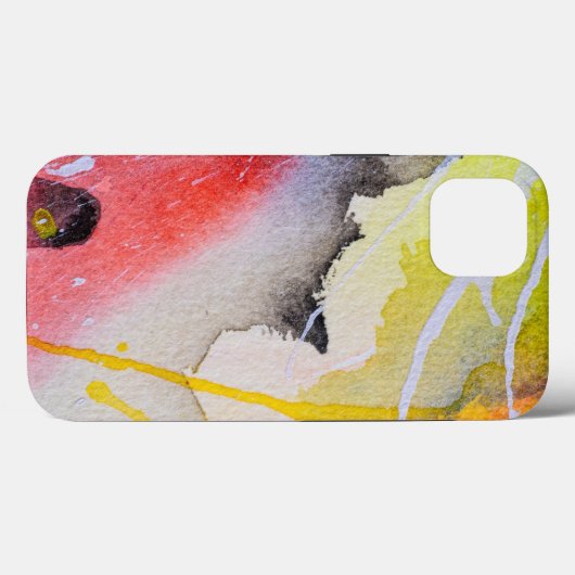 Waterverf voor abstracte tekenverf Case-Mate iPhone case (Achterkant (horizontaal))
