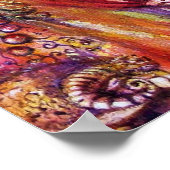 WATERVERF voor Artrische legende van VIVIEN EN MER Poster (Hoek)