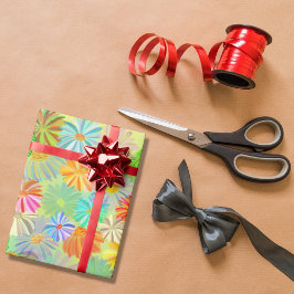 WATERVERF VOOR ASTER- EN CONE-STROMEN EN TROPISCHE CADEAUPAPIER