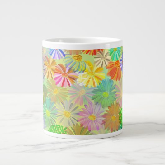 WATERVERF VOOR ASTER- EN CONE-STROMEN EN TROPISCHE GROTE KOFFIEKOP (Voorkant)