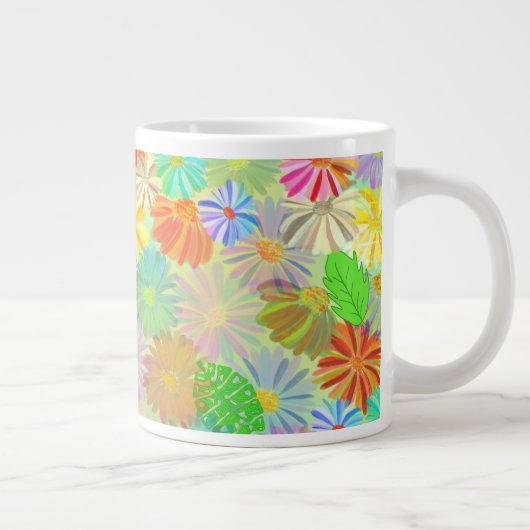 WATERVERF VOOR ASTER- EN CONE-STROMEN EN TROPISCHE GROTE KOFFIEKOP (Rechts)