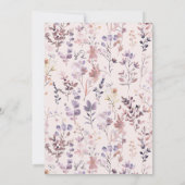 Waterverf voor babyfeestje, bedankkaartje met wild bedankkaart (Achterkant)