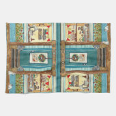 Waterverf voor broodrooster en broodjeskoop theedoek (Horizontaal)