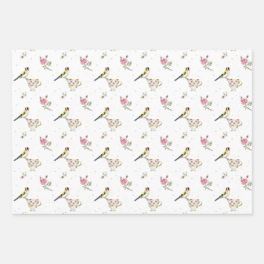 Waterverf voor Bruidstheepartij Inpakpapier Vel (Voorkant 3)