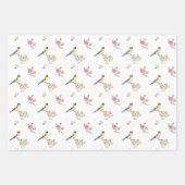 Waterverf voor Bruidstheetijd Inpakpapier Vel (Voorkant 3)