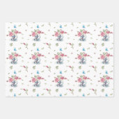 Waterverf voor Bruidstheetijd Inpakpapier Vel (Voorkant)