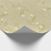 Waterverf voor bruiloft Vloeibaar patroon afdrukke Cadeaupapier (Hoek)