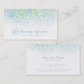 Waterverf voor druppelinfusie op basis van waterst visitekaartje (Voorkant / Achterkant)