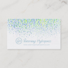 Waterverf voor druppelinfusie op basis van waterst visitekaartje