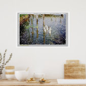 Waterverf voor eenden afdrukken poster (Keuken)