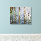 Waterverf voor eenden canvas afdruk (Insitu (Houten vloer))