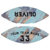 Waterverf voor eigen afspeelnaam en nummerteam american football (Panelen)