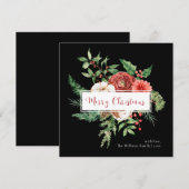 Waterverf voor feestdagen - Botanische kerst (Voorkant / Achterkant)