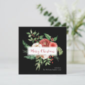 Waterverf voor feestdagen - Botanische kerst (Staand voorkant)