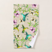 Waterverf voor gekantelde tuinen bad handdoek (Handdoek)