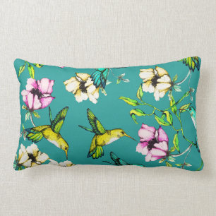 Waterverf voor gekantelde tuinen kussen