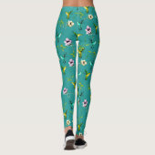 Waterverf voor gekantelde tuinen leggings (Achterkant)