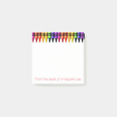 Waterverf voor gekleurde krayons post-it® notes (Voorkant)