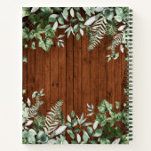 Waterverf voor gezinskool Ivy Sage Fern Recipe Notitieboek (Achterkant)