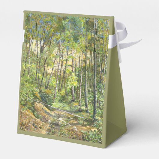 waterverf voor groefschilderingen op zijde bedankdoosjes (Achterkant)