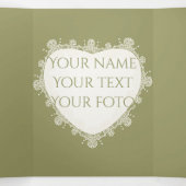 waterverf voor groefschilderingen op zijde drieluik kaart (Binnenkant midden)