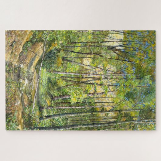 waterverf voor groefschilderingen op zijde legpuzzel (Horizontaal)