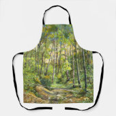 waterverf voor groefschilderingen op zijde schort (Voorkant)