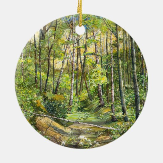 waterverf voor groeven keramisch ornament (Achterkant)