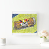 Waterverf voor grote pil vierkante klok (Huis)