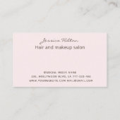 Waterverf voor hedendaags goud visitekaartje (Achterkant)