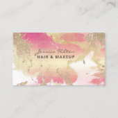 Waterverf voor hedendaags goud visitekaartje (Voorkant)